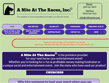 Tablet Screenshot of anightattheraces.com
